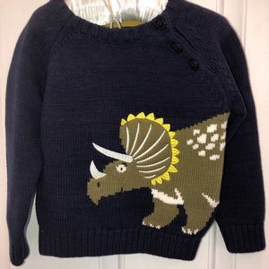DINOSAUR 🦕 SWEATER IN NAVY SIZE 2Y